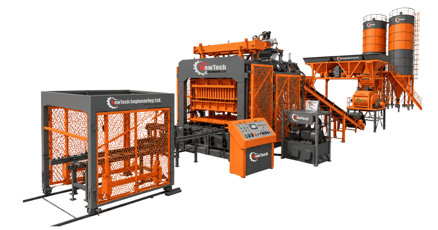QT8-15 Full Automatic Block Production Line