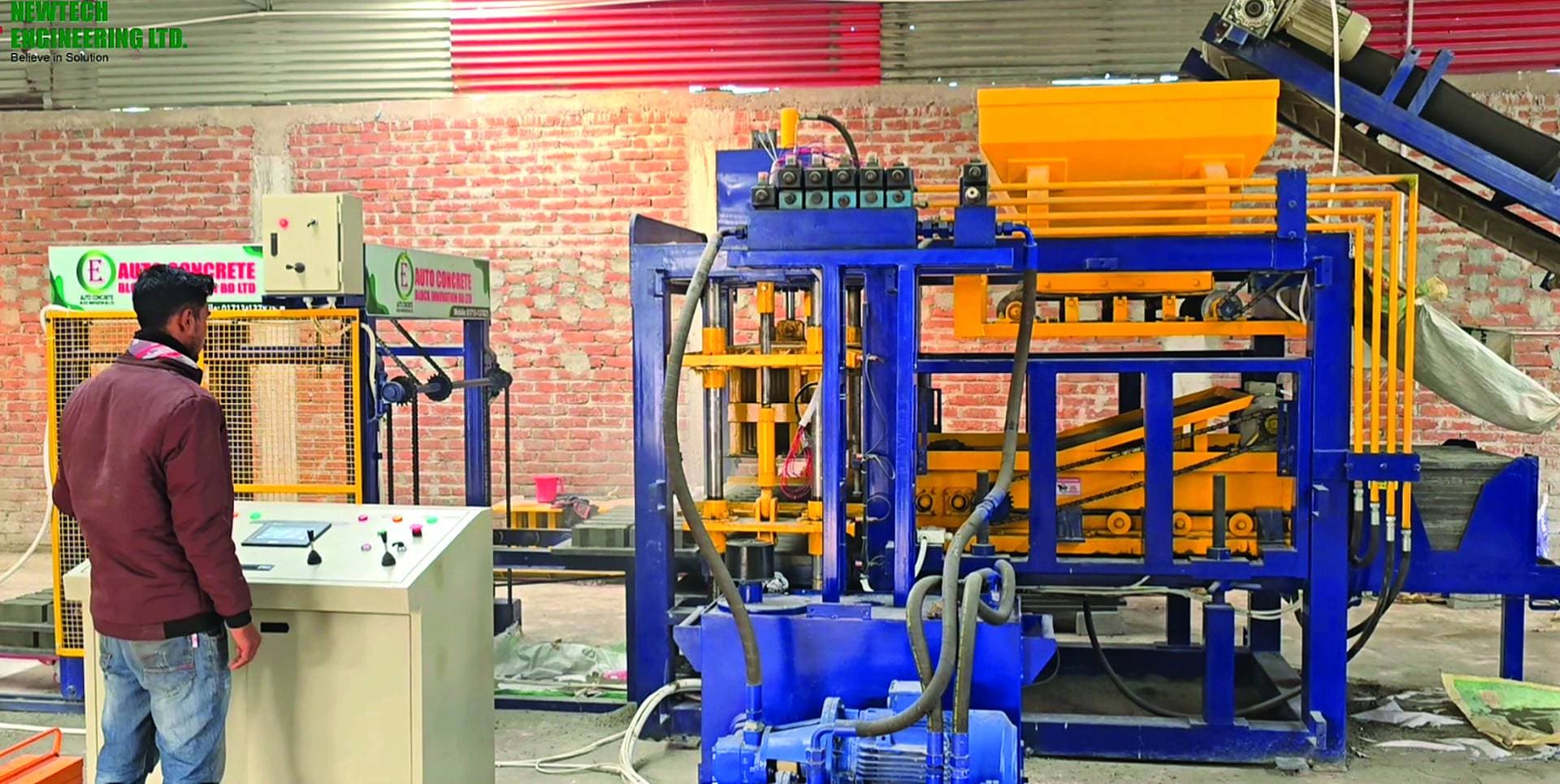 QT4-15 Automatic Block Production Line – Rajshahi